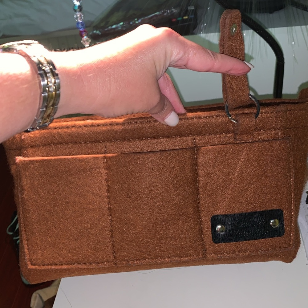 Gabriel Valentino Felt Organizer with Zippers and pockets - Picture 5 of 10